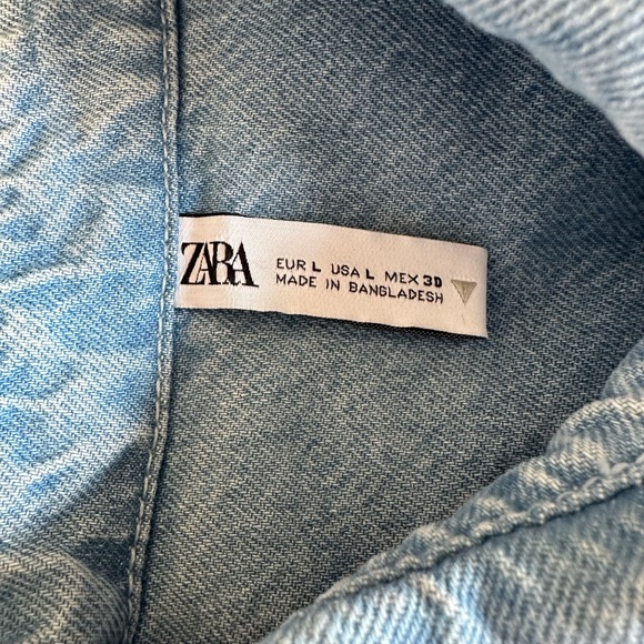 Zara Denim Overshirt - Picture 5 of 8